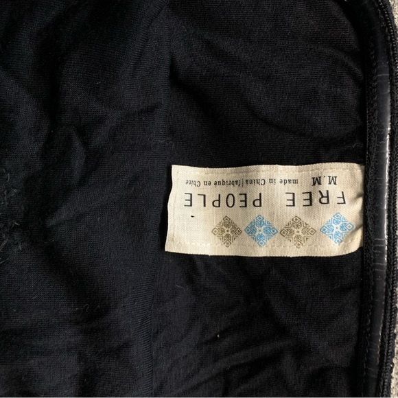 Free people black lace tulle strapless dress - Picture 2 of 7